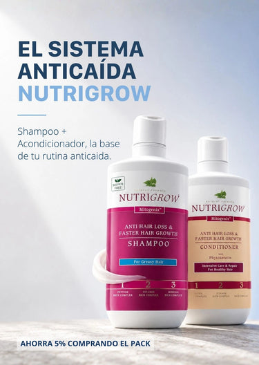 Pack Shampoo y Acondicionador Anticaída Nutrigrow 300 ml