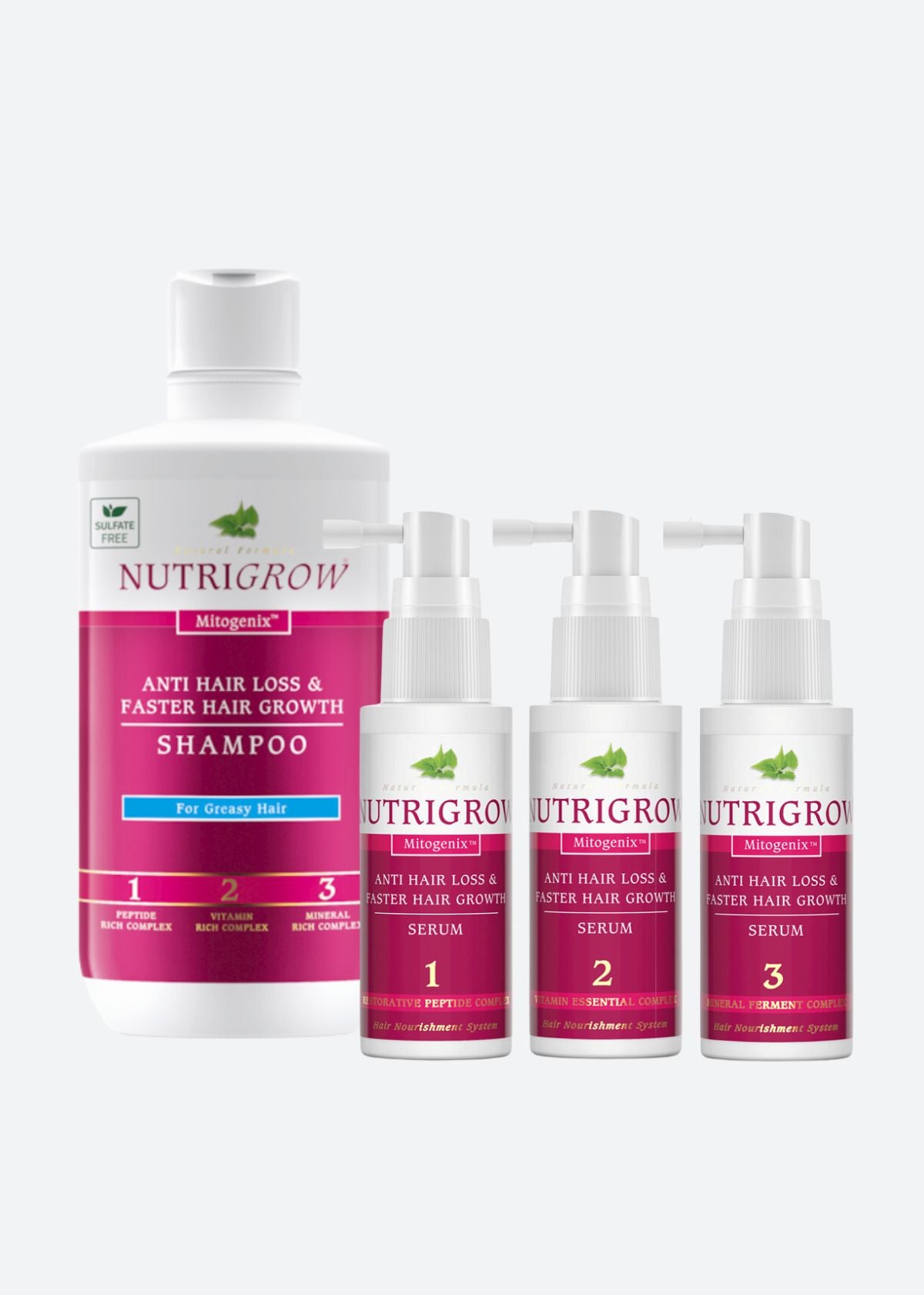 Pack Serum + Shampoo Anticaída y Rápido Crecimiento del Cabello