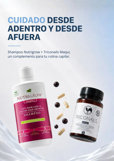 Pack Shampoo + Triconails Maqui Anticaída Cabello